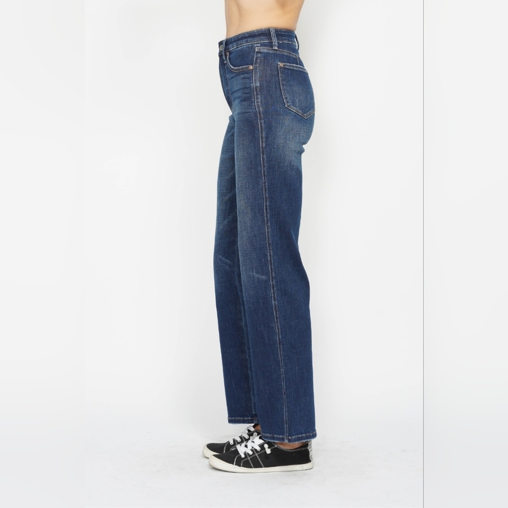 Judy Blue High Rise Tummy Control Straight Leg Stretch Jeans Regular Plus NEW✨️ - Picture 6 of 12